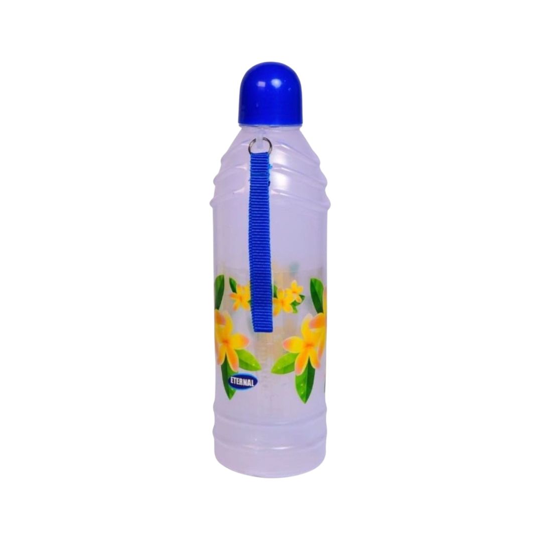 1000ml Eternal Kids Plastic Water Bottle with Strap & Fun Prints – Large & Lightweight