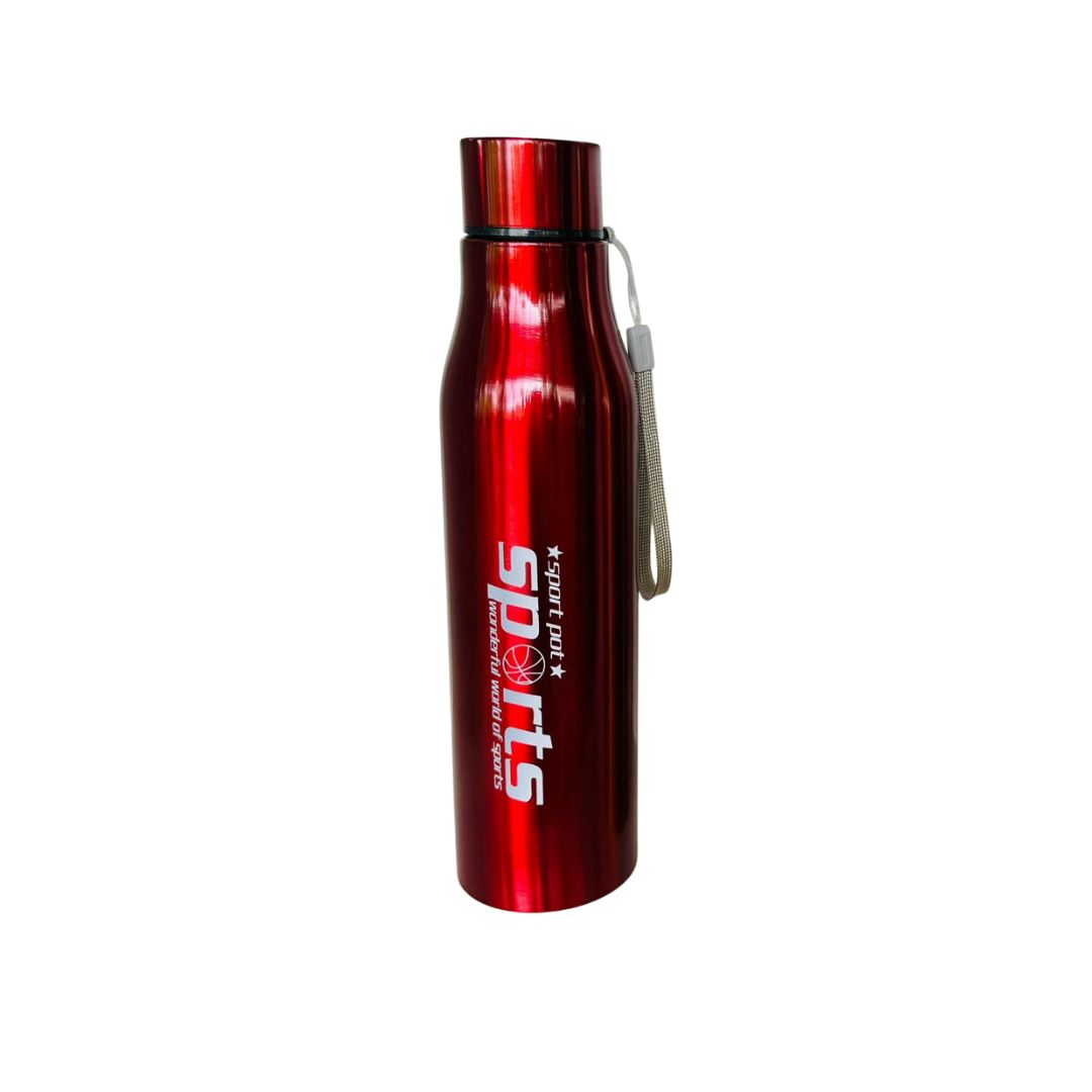 Premium Steel Sports Water Bottle – 1000ml | Metallic Finish