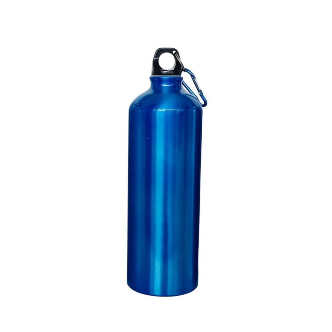 1000ml Large Aluminium Sports Water Bottle with Carabiner Clip – Lightweight & Durable!